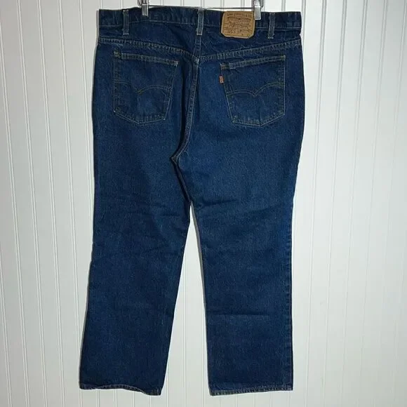 Vintage Levis 505 20505 Orange Tab Jeans Men’s 42X30 70s-80s USA Made Cowboy